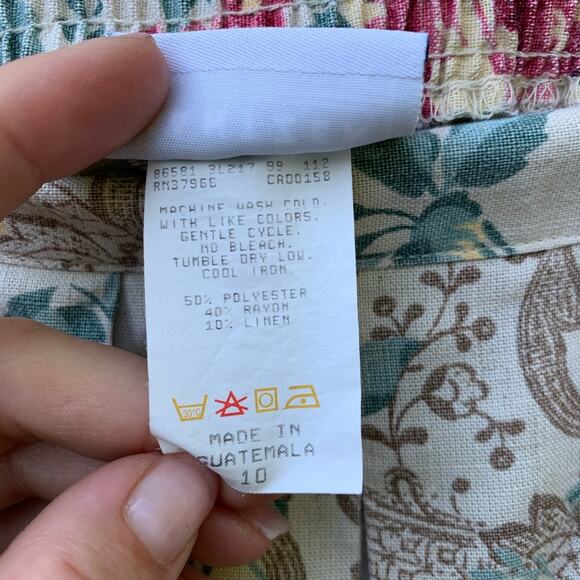 Vintage Jantzen cottagecore pleated floral skirt - Picture 3 of 4